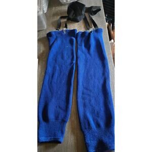 Vintage Mens CCM Sport Maska Hockey Socks Navy Blue